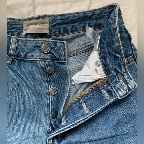 Everlane 90s Cheeky Jeans In Atlantic Blue Size 27 Cropped - Picture 8 of 12